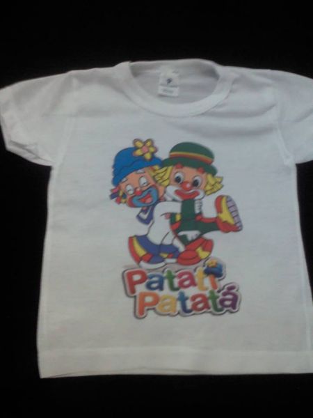 camiseta personagens
